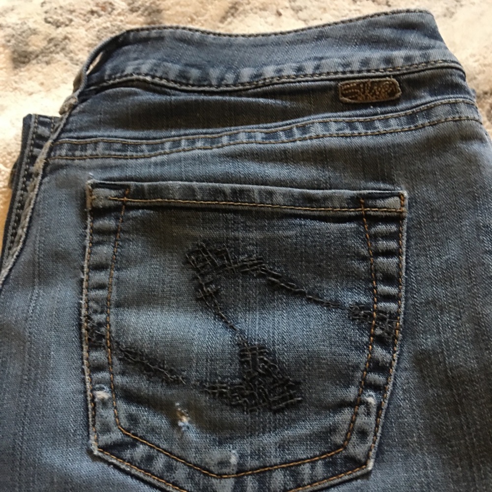 Silver jeans
